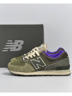 New Balance 574 Sneakersnstuff Nature Green Purple