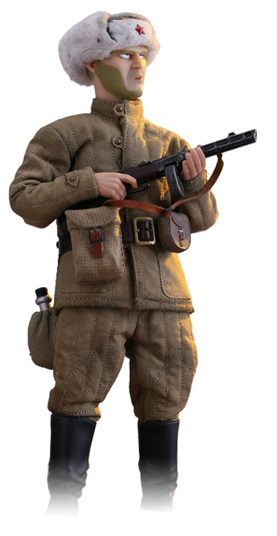 Красноармеец-рыбак Ефим - КОЛЛЕКЦИОННАЯ ФИГУРКА 1/12 scale Bean Gelo Series fisherman Lim Yefu Deluxe Ver (BGS027) - POP COSTUME