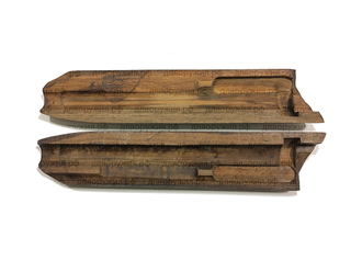 ТОЗ-34 приклад и цевье [сквозной стяжной винт] орех [исполнение 3]