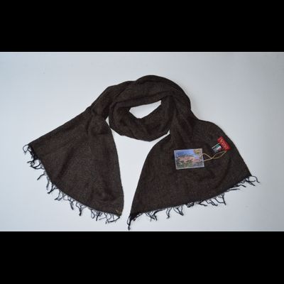 Шарф платок из вискозы коричневый Vizio Италия 6205