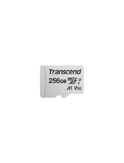 Карта памяти Transcend 300S microSDXC 256Gb UHS-I Cl10 + адаптер, TS256GUSD300S-A