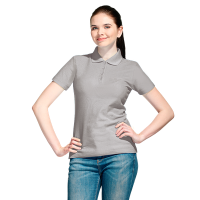 Рубашка поло женская (A04WL)  185 г/м2, 65% хлопок, 35% полиэстер