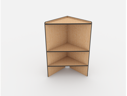 Прилавок угловой (внутренний угол)