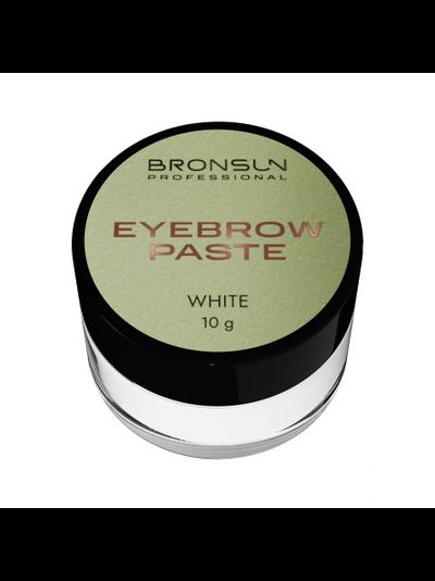 Паста BRONSUN «БЕЛЫЙ» для бровей "White Eyebrow Paste" (10 г)