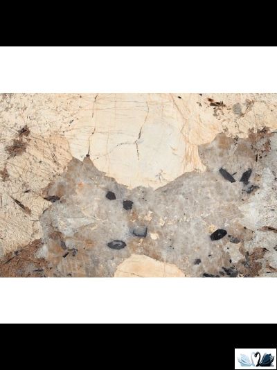 Керамогранит Creto Patagonia Bronze 180х120 см High Gloss серо - бежевый