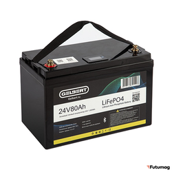 Литиевый тяговый аккумулятор Gelbert LiFePO4 (24V/80Ah/100A/1,920Wh) Bluetooth
