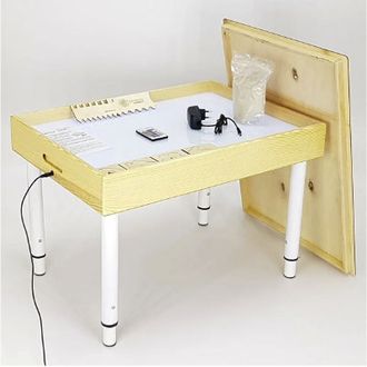 Стол для рисования песком 50х70см с набором ИНТЕРЕС, цветная подсветка