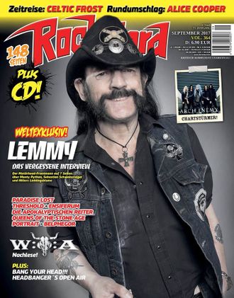 Rock Hard Magazine September 2017 Lemmy, Motorhead Cover Иностранные журналы, Intpressshop