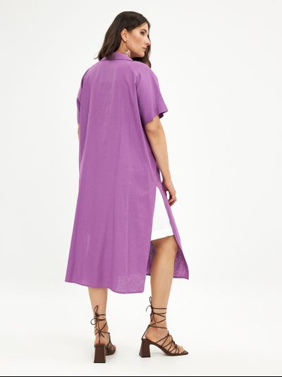 Платье-рубашка в цвете Dahlia