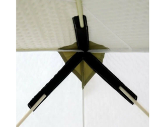 Палатка зимняя куб СЛЕДОПЫТ "Premium" (2,4х2,4м), 4-местная, 3-слойная