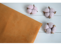 Натуральная замша светло-рыжий