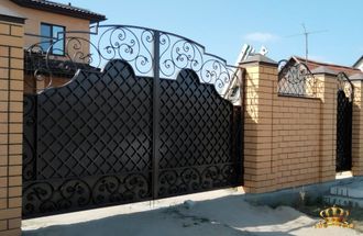 Кованые ворота - Арт 09