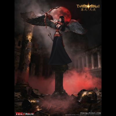 ПРЕДЗАКАЗ - Темная эльфийка-ангел - Коллекционная фигурка 1/6 Twilight Angel (Black) (PL2025-233B) - TBLeague ?ЦЕНА: 25700 РУБ.?