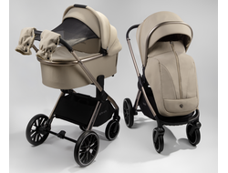 Коляска 2в1 Amarobaby Genius Бежевый