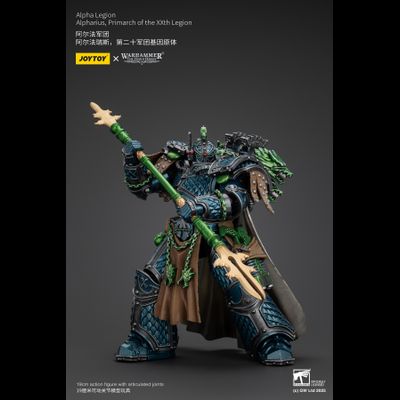 Альфарий, примарх Альфа-легиона (Warhammer Horus Heresy) - КОЛЛЕКЦИОННАЯ ФИГУРКА 1/18 Alpha Legion Alpharius Primarch of XXth Legion (JT01086) - JOYTOY