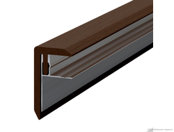 Угловой F-профиль LEGRO Walnut