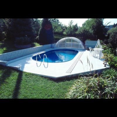 Морозоустойчивый бассейн 5,25 х 3,2 м Ibiza (Ибица) овальный глубина 1,2 м мозаика (Чехия)