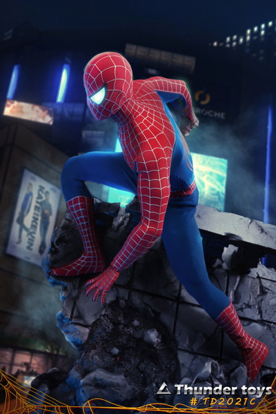 Человек-Паук (делюкс версия) - Коллекционная ФИГУРКА 1/6 Variant Spider Deluxe Edition (TD2021C) - Thunder Toys