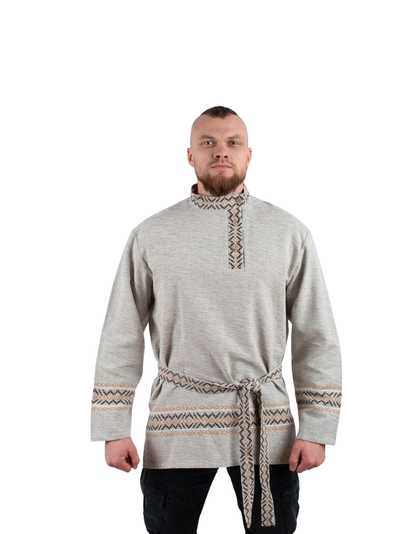 Косоворотка "Сила Духа" ручное ткачество