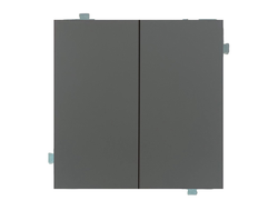 Кнопка двухклавишная (механизм + клавиша) базальт