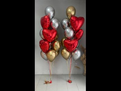 Композиция шаров "стильно"