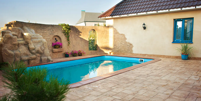 Композитный бассейн 6,5 х 3,67 х 1,4-1,65 "Бордо" Franmer