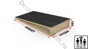 Мостик гимнастический приставной (жесткий)