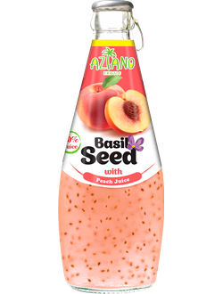 Нектар персика с семенами базилика 290 мл 24 шт/уп