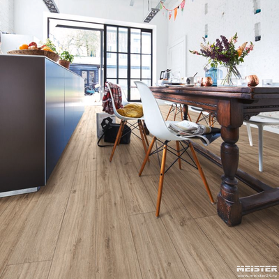 Ламинат Meister LD150 Дуб Аркадия 6412 32 класс толщина 8 мм с фаской 2.550 м2