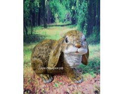 Кролик Вислоухий 16*19см    0,4кг    полистоун Россия 884//012690