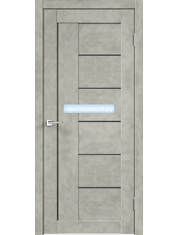Дверь межкомнатная ПО ЛОФТ 3 (LOFT 3), бетон светло-серый