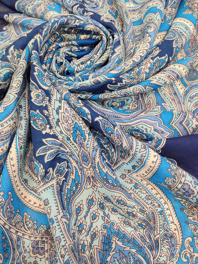 Павловопосадский платок Коралловая сказка 1916-14