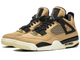 бежевые кроссовки Air Jordan 4 Retro Mushroom