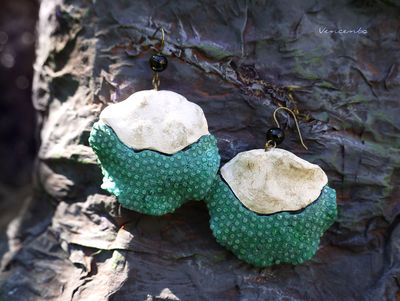 Сказки братьев Гримм. Круглые серьги в стиле фэнтези из коллекции волшебных украшений Винсенто