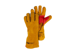 Краги кожаные термостойкие FoxWeld "Защитник" КС-03