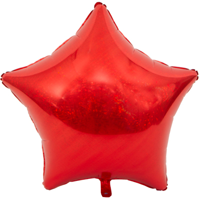 Звезда фольгированная 32-36 дюймов в ассортименте