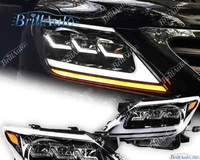 Фары Lexus LX 570 2012-2015 LED 3 линзы