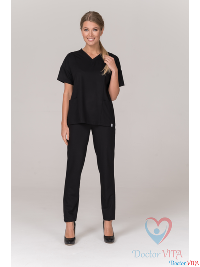 Брюки DR.SUPER "Stars" черные