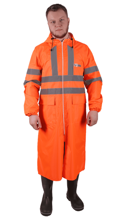 Плащ ПВХ «Extra-Vision WPL» (оранжевый), ПЛА004
