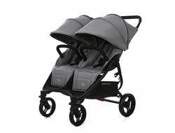 Коляска прогулочная для двойни Valco baby Snap Duo Flatt Matt / Cool Grey