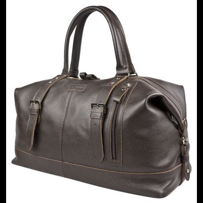 Кожаная дорожная сумка Campora brown (арт. 4019-04)