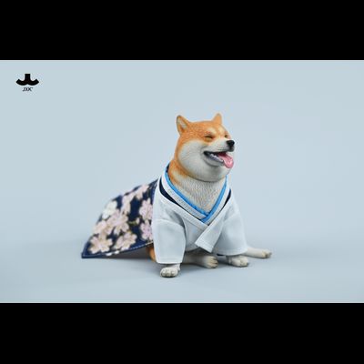 Сиба-ину в кимоно - Коллекционная ФИГУРКА 1/6 scale Shiba Inu (JXK207A) - JXK