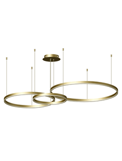 08223,33S(3000K) Подвес Тор мат.золото d80+60+40