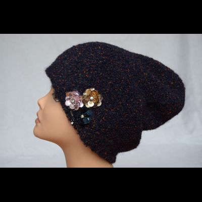 Модная шапка женская 2018 Vizio Италия 5815 синяя