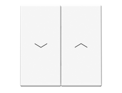 Systeme Electric ArtGallery Белый Выключатель 2-клавишный для жалюзи, 2х сх.4, механизм GAL000119