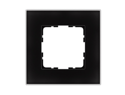 1L1001GBM Рамка одинарная Стекло, черное матовое