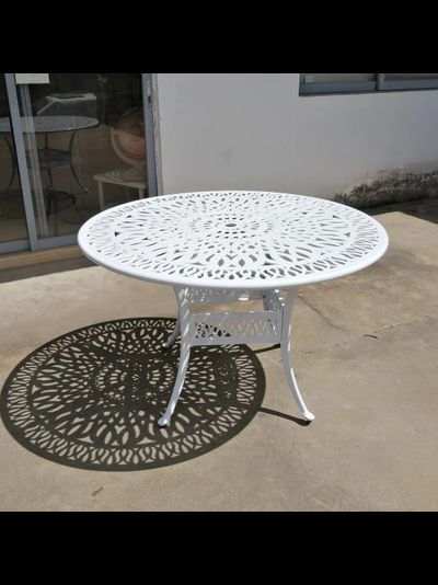 Белый садовый комплект Palermo на 6 персон