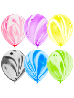 Воздушные шары мраморные ассорти