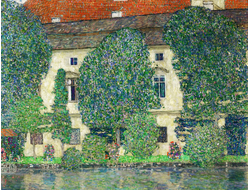 Купить греющую картину с фото репродукции Густава Климта Дворец Каммер на Аттерзе III