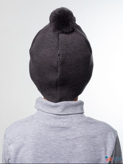 Шапка 24201-02 х/б подклад, графит 52-54